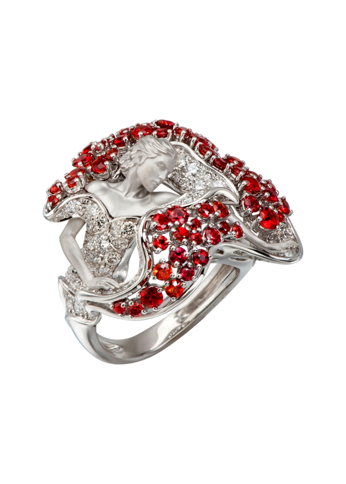 Купить Кольцо CarreraYCarrera Passion Белое золото – премиальные кольца ZhannaKanGroup