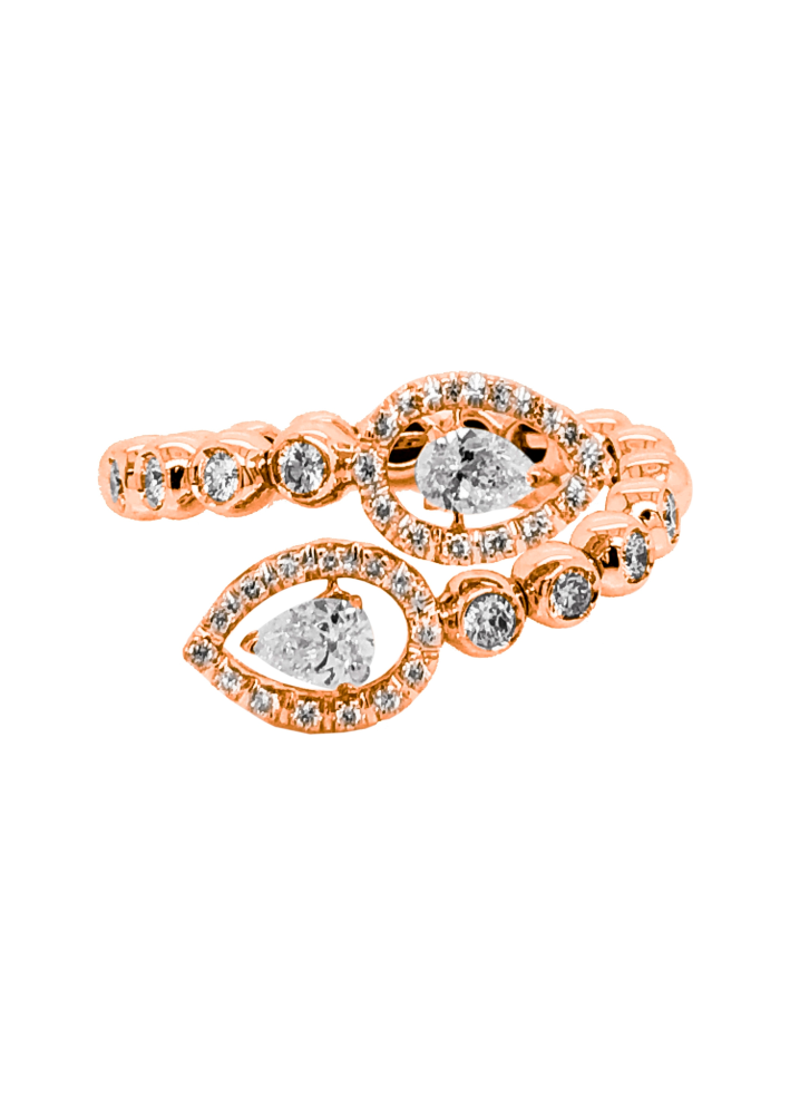 Купить Кольцо Casato Boutique Розовое золото – премиальные кольца ZhannaKanGroup