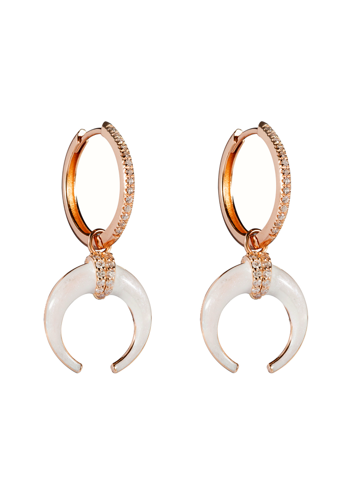 Купить Серьги RF Ear Game Розовое золото – премиальные ZhannaKanGroup