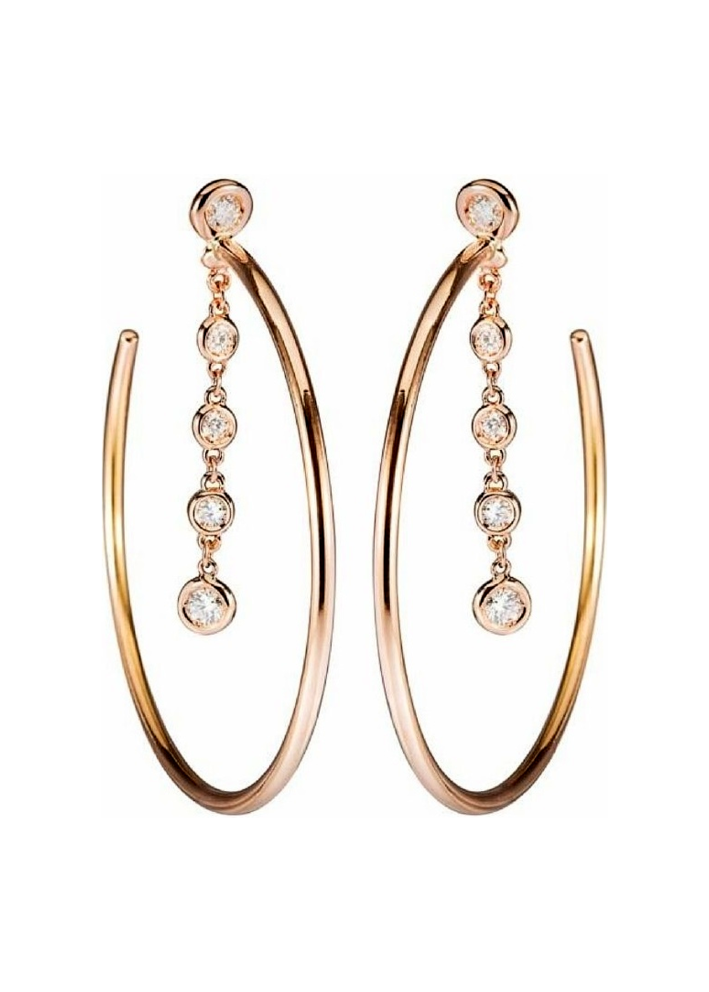 Купить Серьги RF Glow Розовое золото – премиальные ZhannaKanGroup