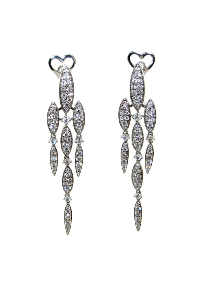 Купить Серьги Casato Vie en rose Белое золото – премиальные ZhannaKanGroup