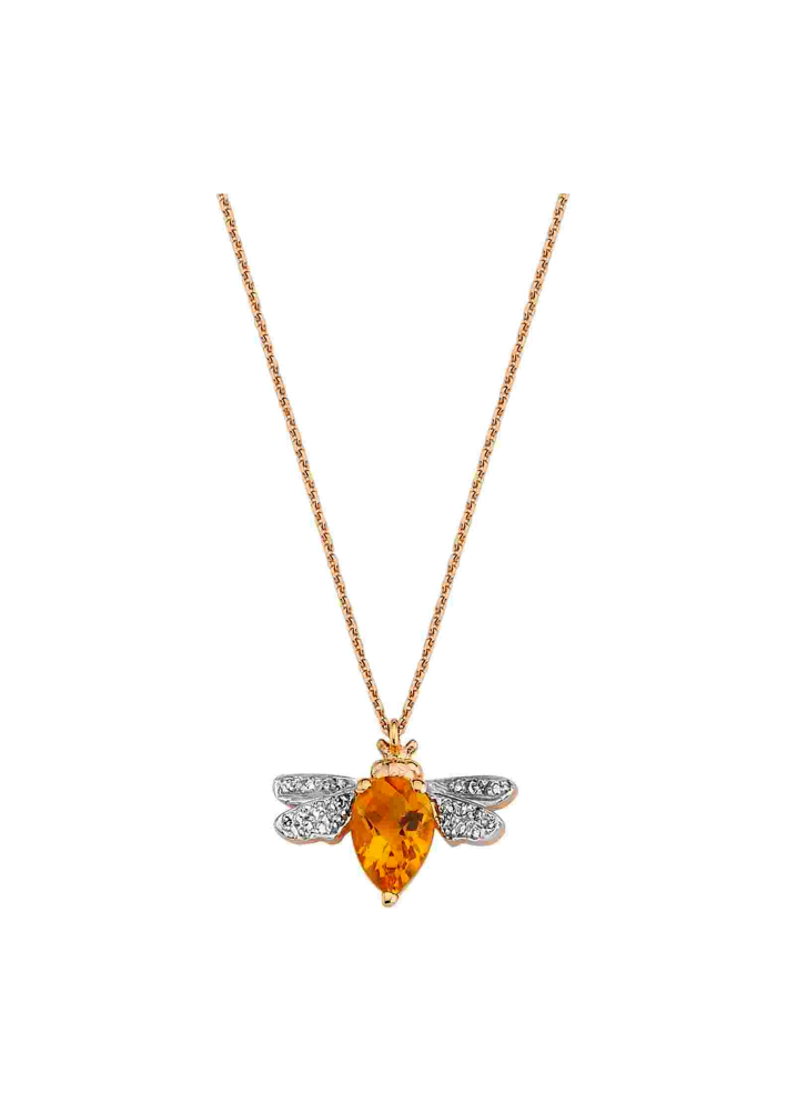 Купить Колье Bee Goddess Розовое золото – премиальные ZhannaKanGroup