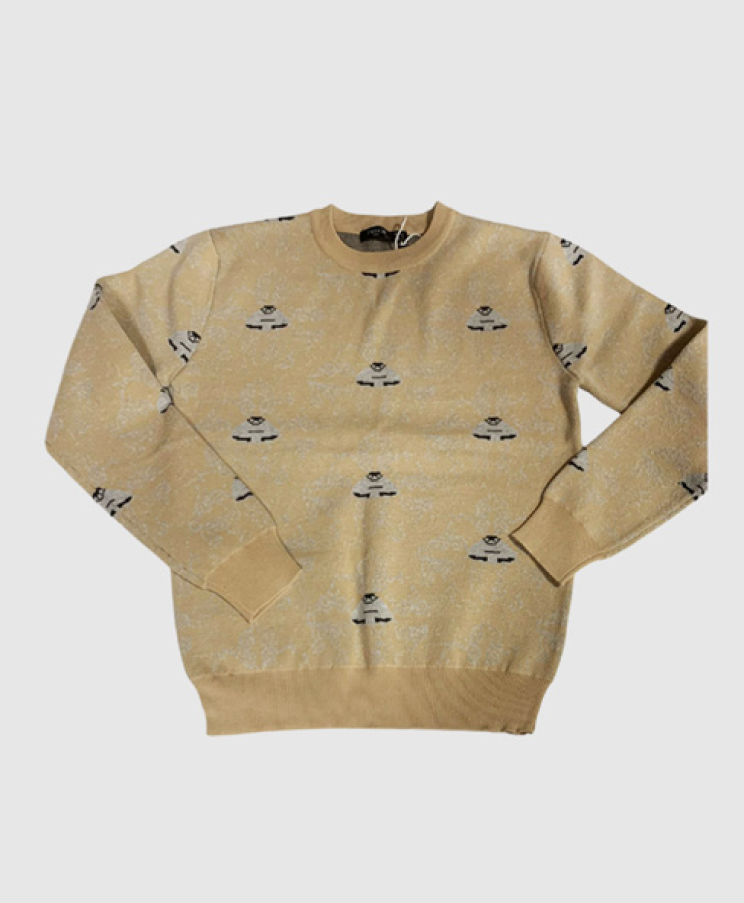 Купить Zardozi Home Джемпер ZardoziHome Юрта Бежевый One Size – премиальные ZhannaKanGroup