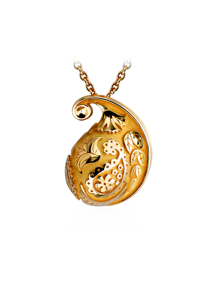 Купить Колье CarreraYCarrera Aqua Желтое золото – премиальные ZhannaKanGroup