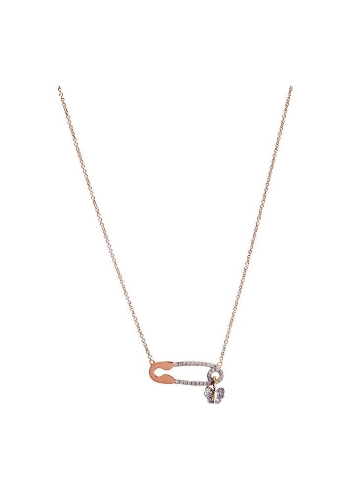 Купить Колье Aspire Pin Розовое золото – премиальные ZhannaKanGroup