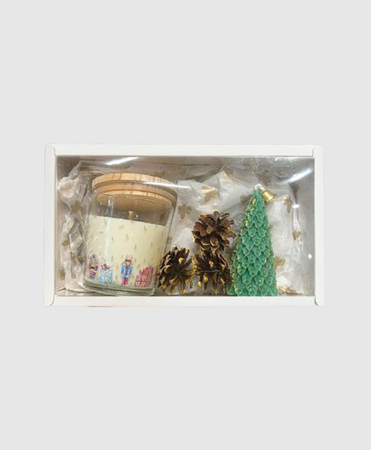 Купить Zardozi Home Подарочный бокс ZardoziHome Basic Кокосовый воск Зеленый One Size – премиальные ZhannaKanGroup