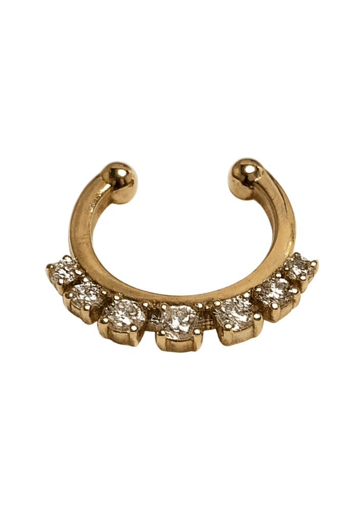 Купить Кафф RF Body Jewelry Розовое золото – премиальные серьги ZhannaKanGroup