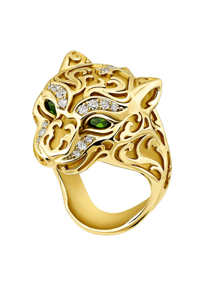 Купить Кольцо CarreraYCarrera Zodaria Желтое золото – премиальные кольца ZhannaKanGroup