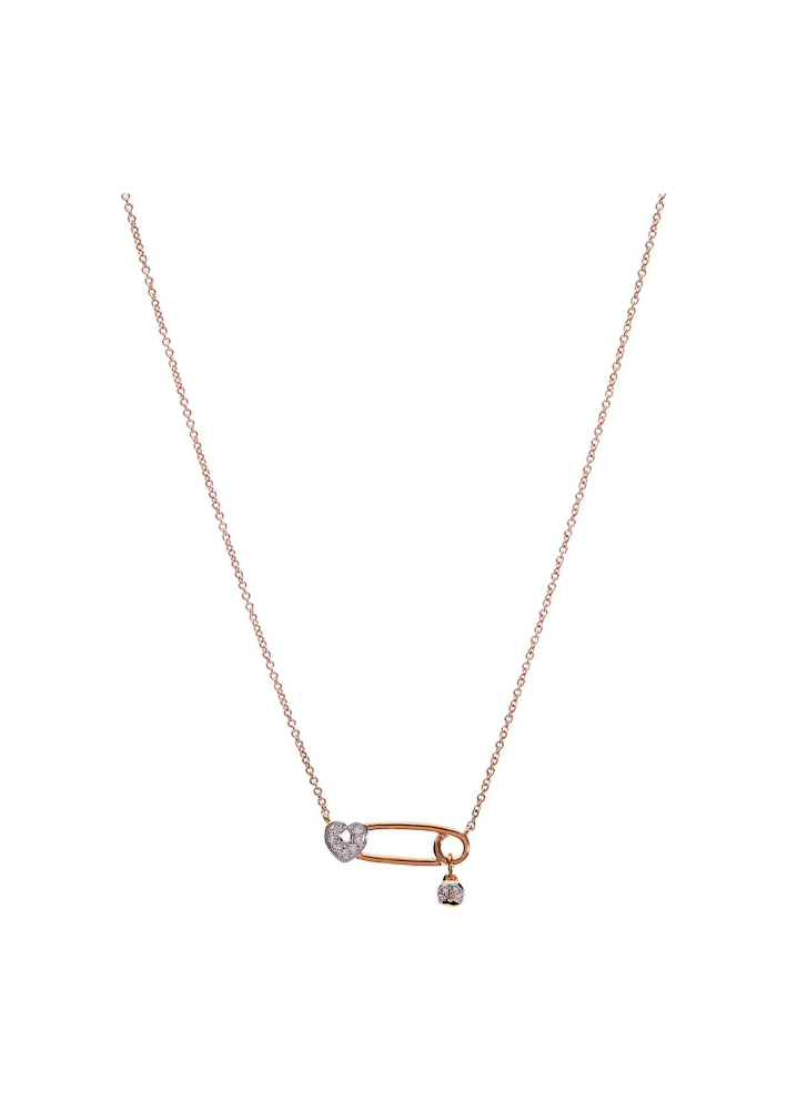 Купить Колье Aspire Pin Розовое золото – премиальные ZhannaKanGroup