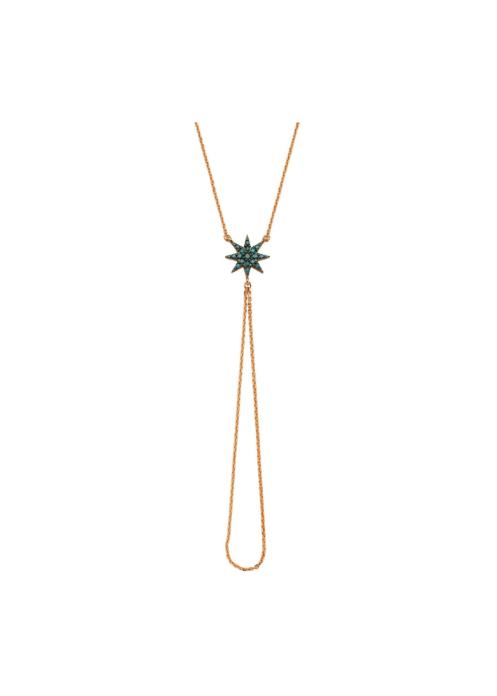 Купить Браслет-Кольцо BeeGoddess Venus Star Розовое золото – премиальные браслеты ZhannaKanGroup