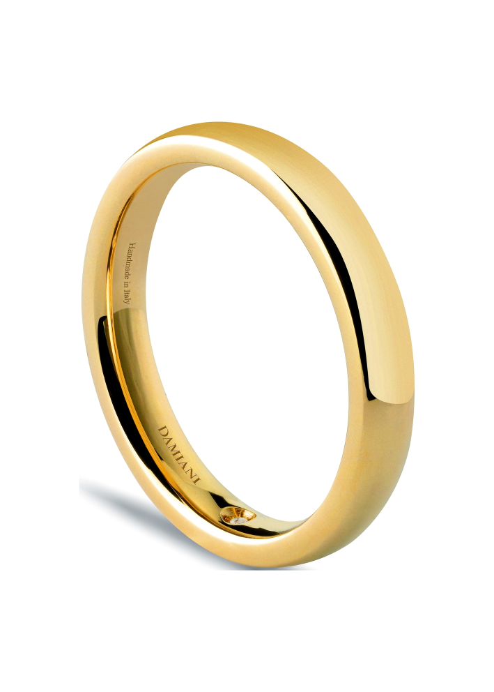 Купить Кольцо обручальное Damiani Le Fedi Желтое золото – премиальные кольца ZhannaKanGroup