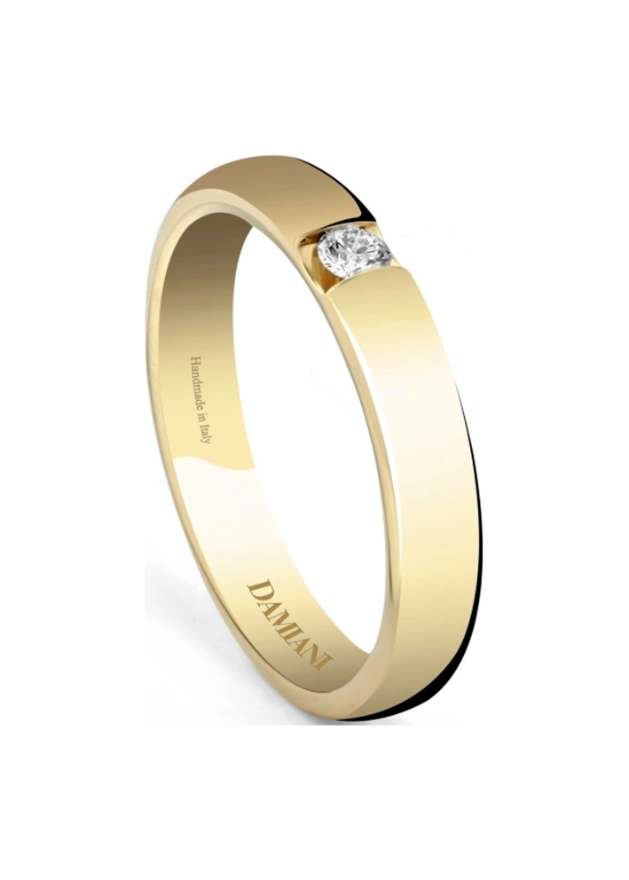 Купить Кольцо обручальное Damiani Le Fedi Желтое золото – премиальные кольца ZhannaKanGroup