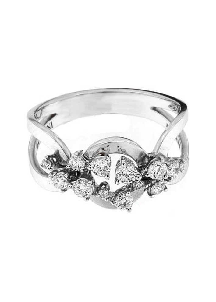Купить Кольцо Damiani Sophia Белое золото – премиальные кольца ZhannaKanGroup