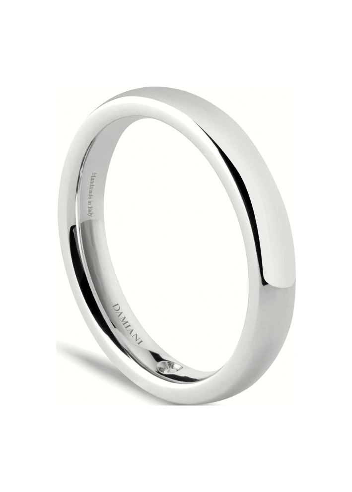 Купить Кольцо обручальное Damiani NOI2 Белое золото – премиальные кольца ZhannaKanGroup