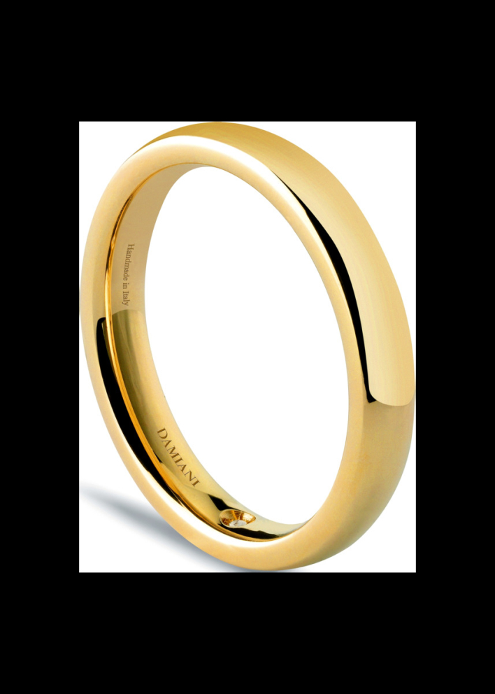 Купить Кольцо обручальное Damiani Le Fedi Желтое золото – премиальные кольца ZhannaKanGroup