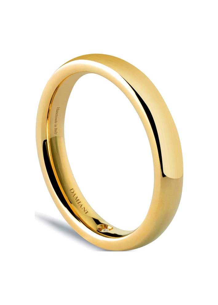 Купить Кольцо обручальное Damiani NOI2 Желтое золото – премиальные кольца ZhannaKanGroup