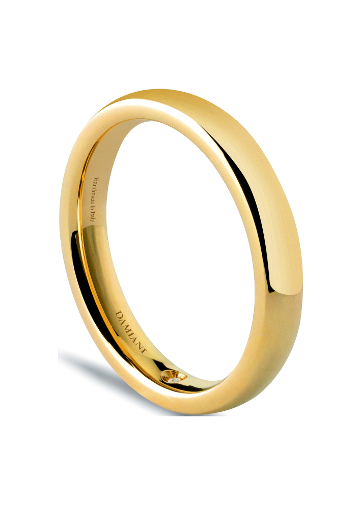 Купить Кольцо обручальное Damiani Le Fedi Желтое золото – премиальные кольца ZhannaKanGroup