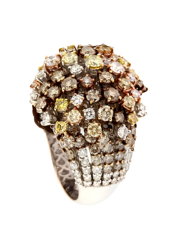 Купить Кольцо Damiani Medusa Белое золото – премиальные кольца ZhannaKanGroup