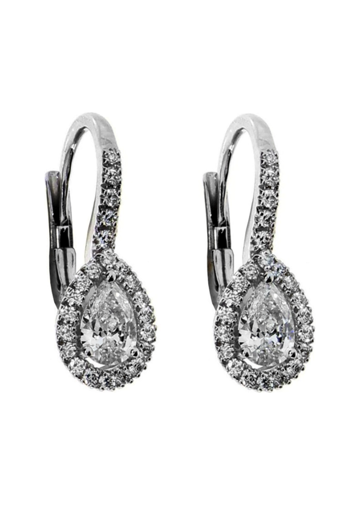 Купить Серьги Damiani Classic- Forme Белое золото – премиальные ZhannaKanGroup