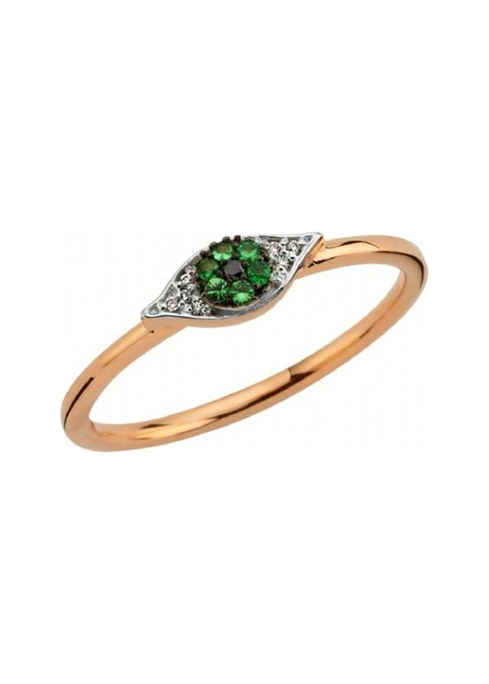 Купить Кольцо BeeGoddess Eye Light Розовое золото – премиальные кольца ZhannaKanGroup