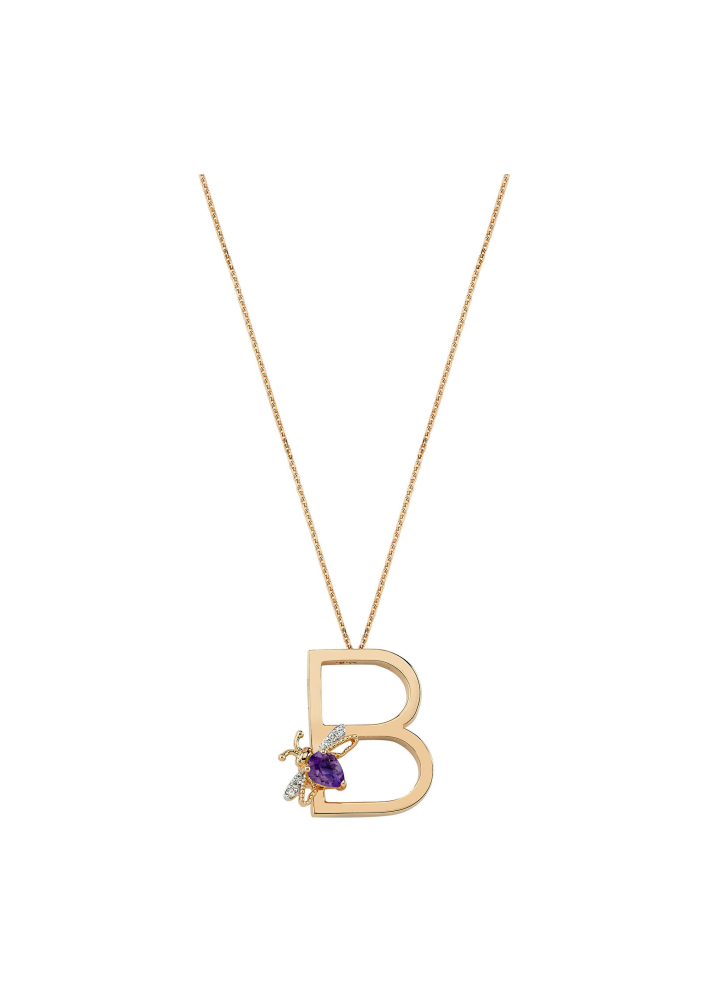 Купить Колье Bee Goddess Розовое золото – премиальные ZhannaKanGroup