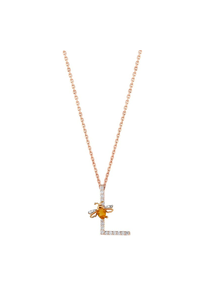 Купить Колье Bee Goddess Розовое золото – премиальные ZhannaKanGroup