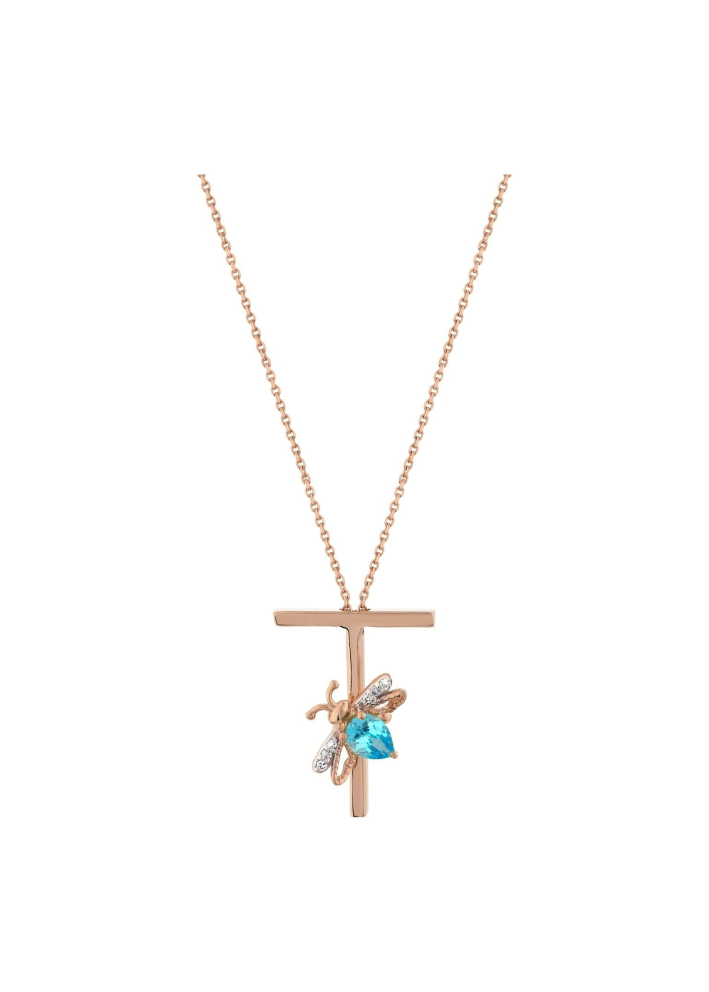 Купить Колье Bee Goddess Розовое золото – премиальные ZhannaKanGroup