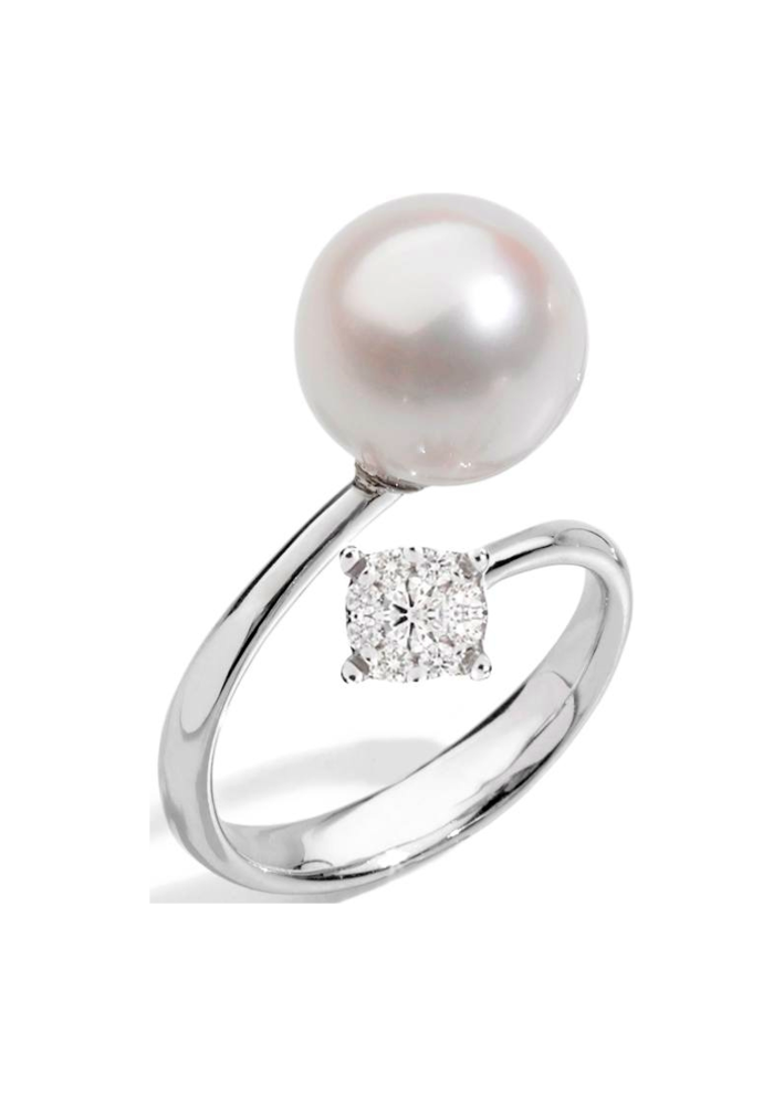 Купить Кольцо Utopia My Song Белое золото – премиальные кольца ZhannaKanGroup