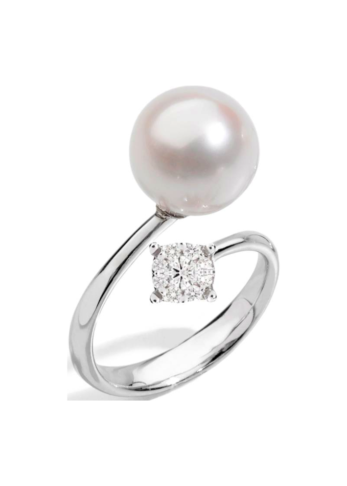 Купить Кольцо Utopia My Song Белое золото – премиальные кольца ZhannaKanGroup