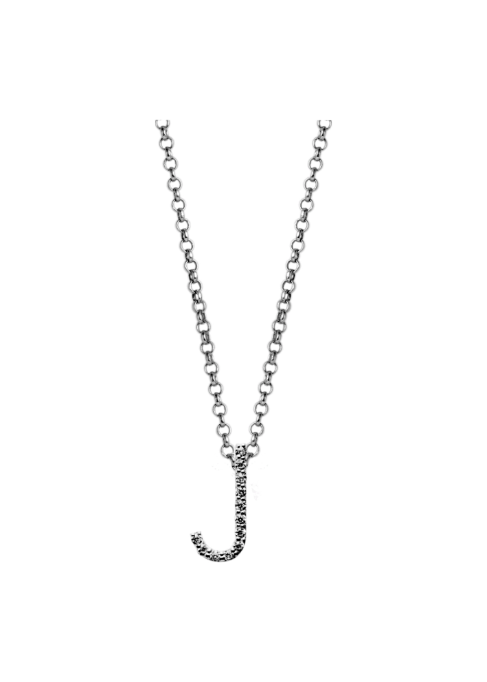 Купить Колье Geoma Letter G Белое золото – премиальные ZhannaKanGroup