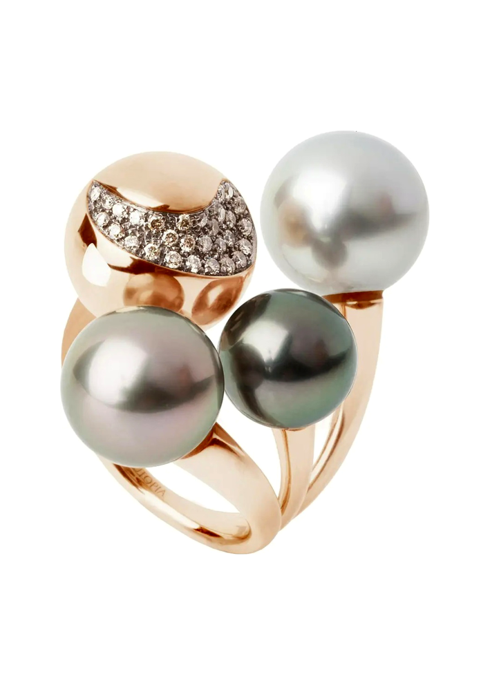 Купить Кольцо Utopia Night Fever Розовое золото – премиальные кольца ZhannaKanGroup