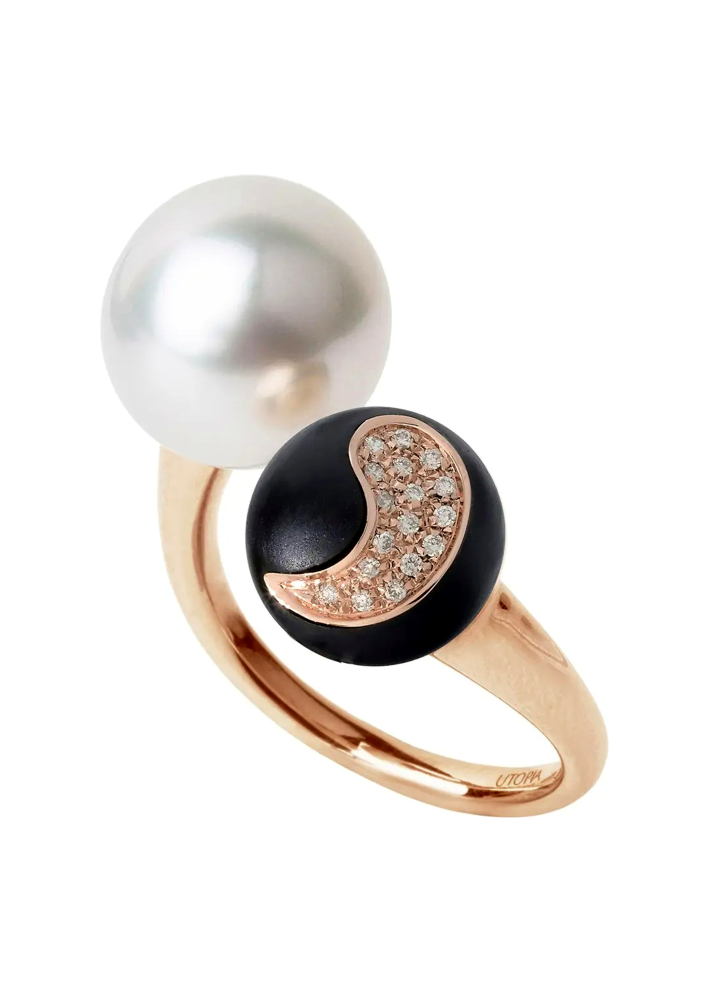 Купить Кольцо Utopia Night Fever Розовое золото – премиальные кольца ZhannaKanGroup