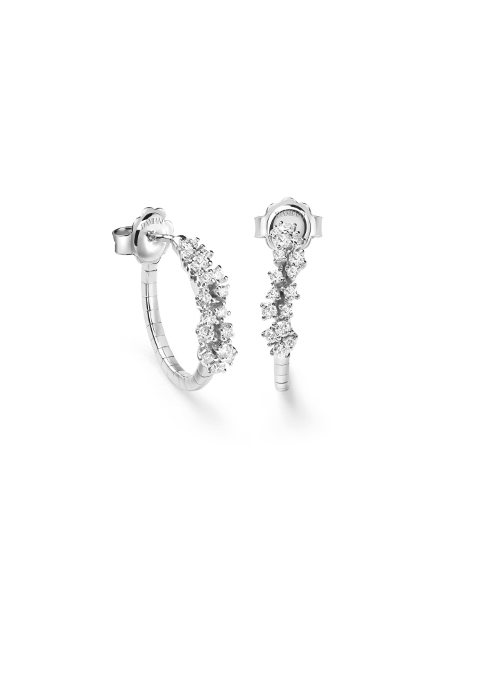 Damiani Серьги Damiani Mimosa Flexi Белое золото