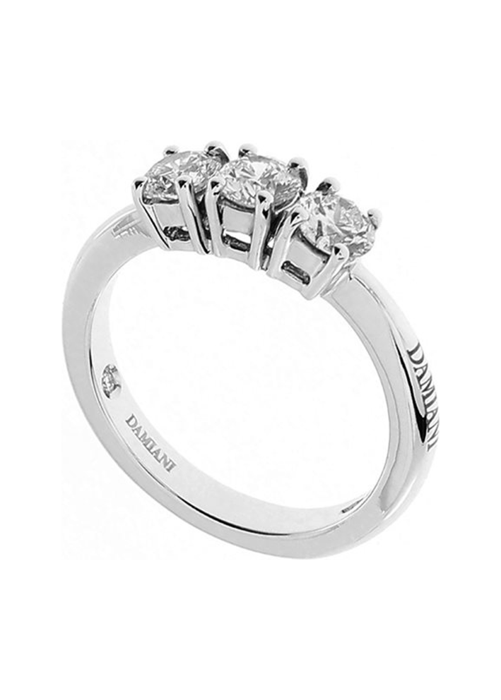 Купить Кольцо Damiani Luce Белое золото – премиальные кольца ZhannaKanGroup