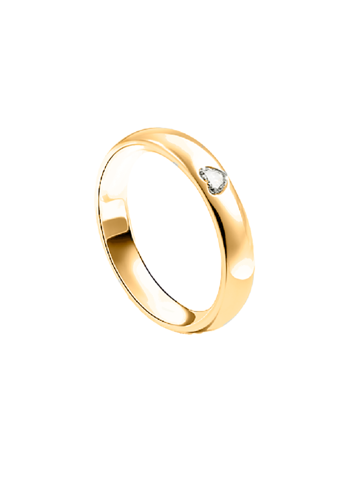 Кольцо Damiani D.Cuore Желтое золото