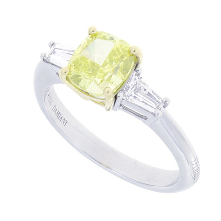 Купить Кольцо Damiani Special classic Белое золото – премиальные кольца ZhannaKanGroup