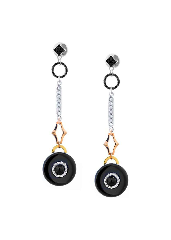 Купить Серьги Damiani Alsara Белое золото – премиальные ZhannaKanGroup