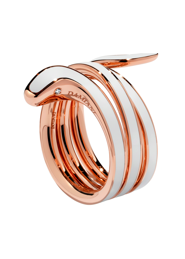 Купить Кольцо Damiani Eden Розовое золото – премиальные кольца ZhannaKanGroup