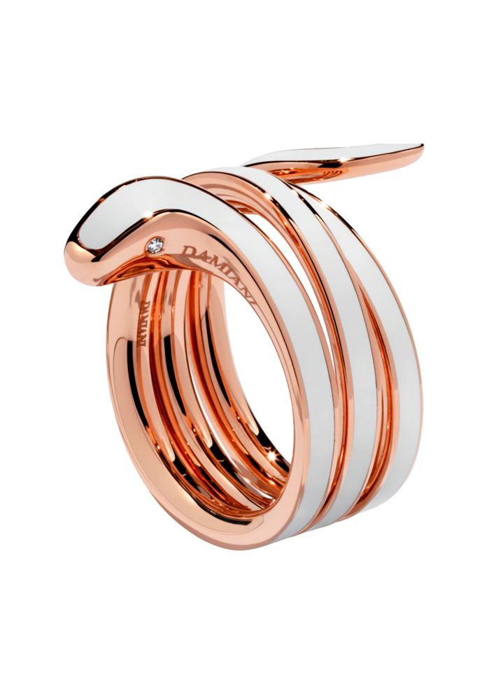 Купить Кольцо Damiani Eden Розовое золото – премиальные кольца ZhannaKanGroup