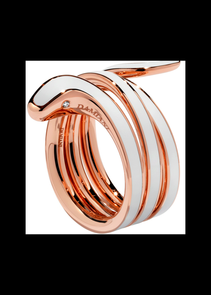 Купить Кольцо Damiani Eden Розовое золото – премиальные кольца ZhannaKanGroup