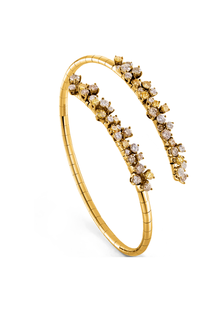 Купить Браслет Damiani Mimosa Flexi Желтое золото – премиальные браслеты ZhannaKanGroup