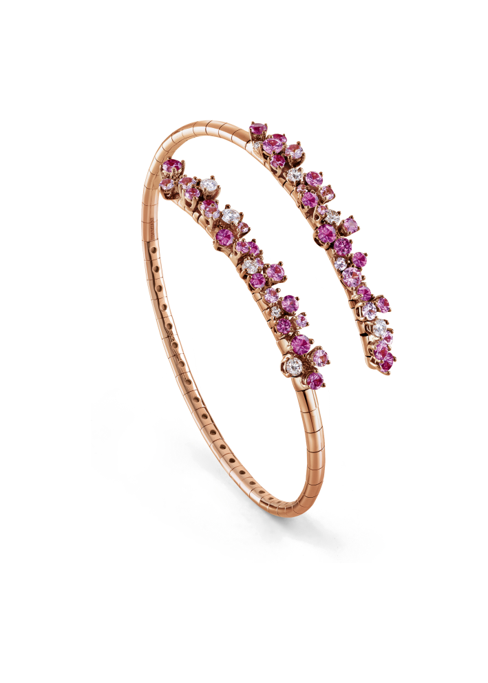 Купить Браслет Damiani Mimosa Flexi Розовое золото – премиальные браслеты ZhannaKanGroup