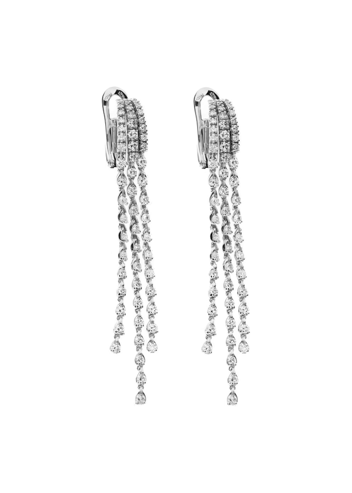 Купить Серьги Damiani Sorgente Белое золото – премиальные ZhannaKanGroup