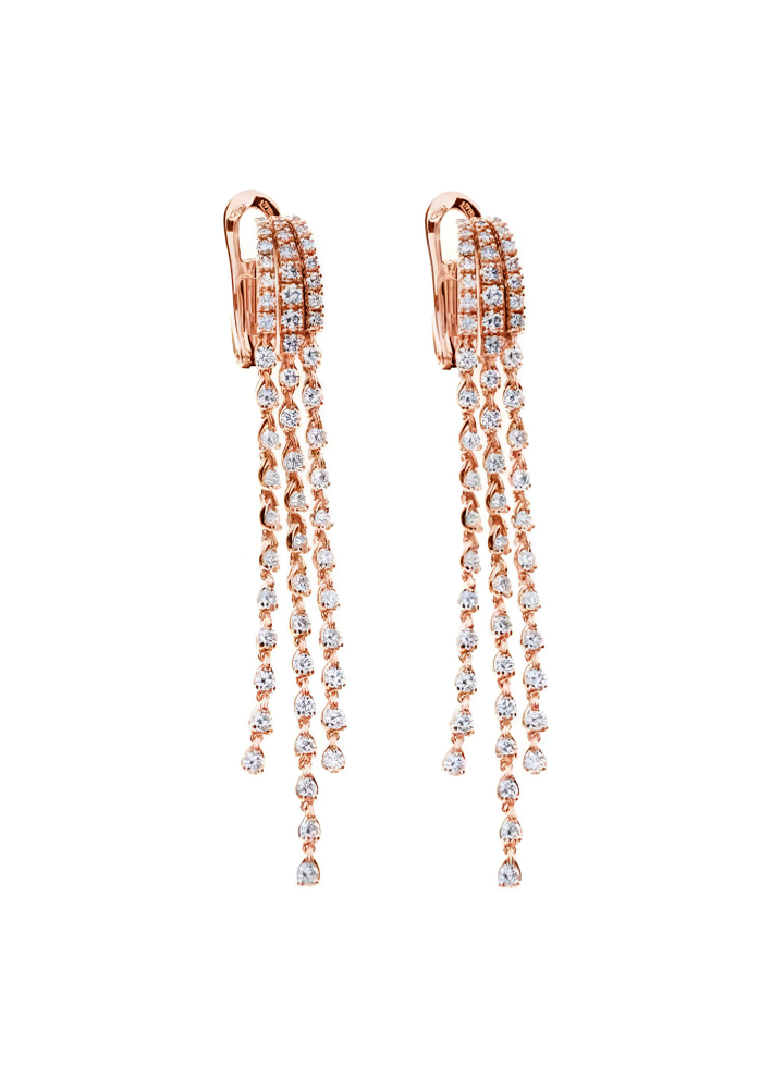 Купить Серьги Damiani Sorgente Розовое золото – премиальные ZhannaKanGroup