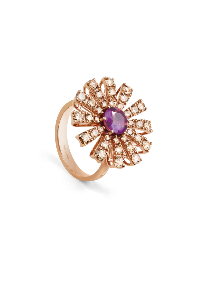 Damiani Кольцо Damiani Margherita Розовое золото