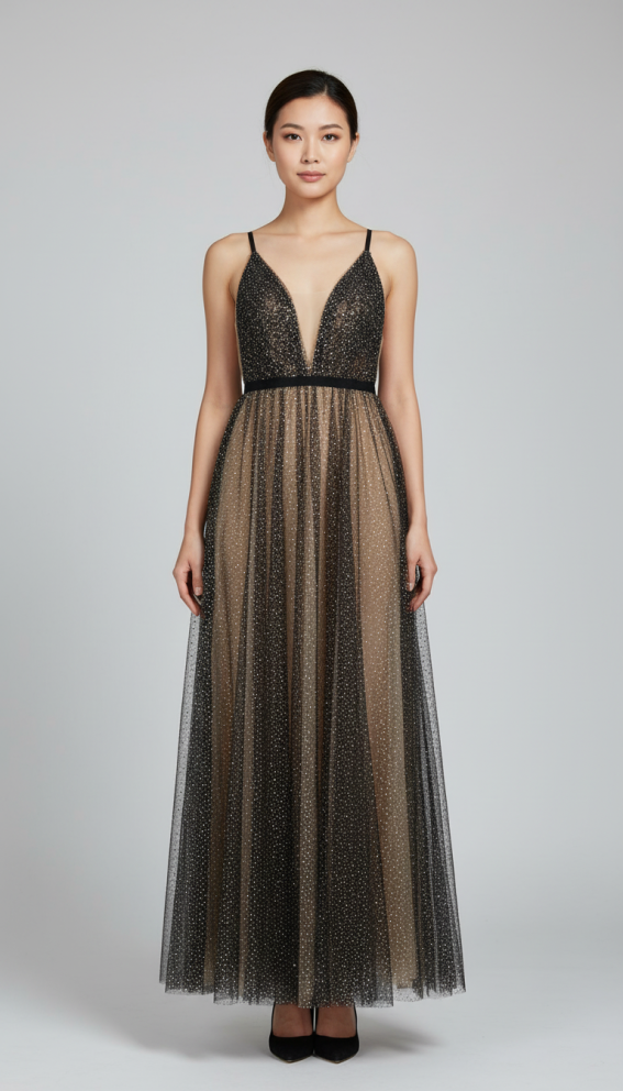 Купить Платье Zardozi New Year Сетка – премиальные платья ZhannaKanGroup