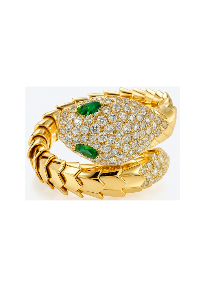 Купить Кольцо Crivelli Snake Желтое золото – премиальные кольца ZhannaKanGroup
