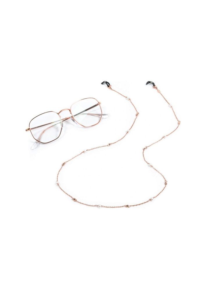 Купить Цепочка для очков Coscia Розовое золото – премиальные ювелирные аксессуары ZhannaKanGroup