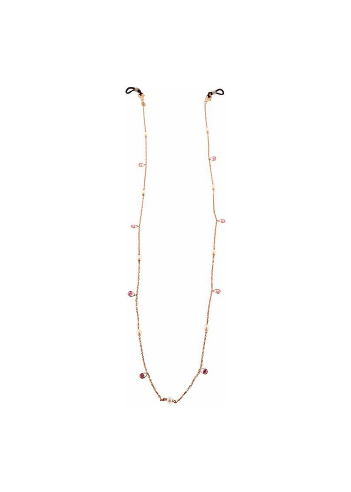 Купить Цепочка для очков Utopia Eyeglass Holder Розовое золото – премиальные ювелирные аксессуары ZhannaKanGroup