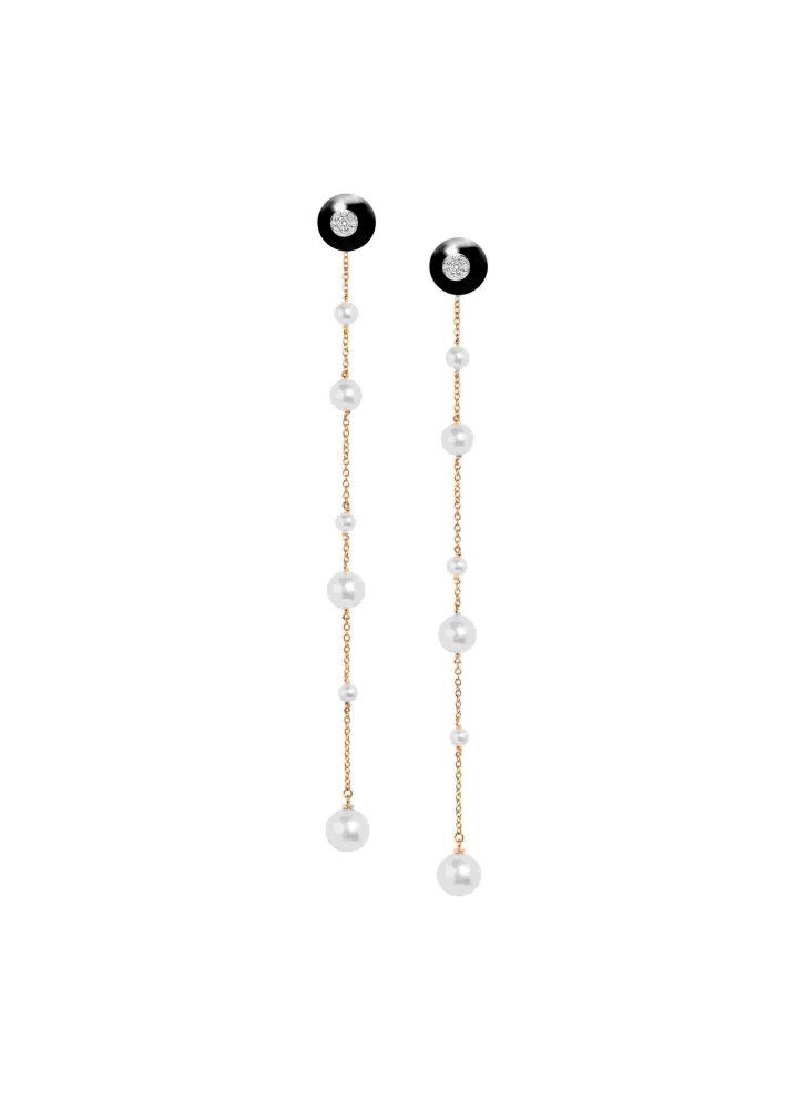 Купить Серьги Utopia Dots Розовое золото – премиальные ZhannaKanGroup